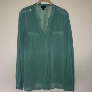Soft Blue Blouse